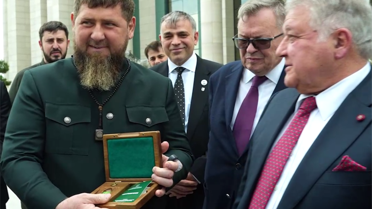Ramzan Kadyrov received a medal for his contribution to the development of nuclear physics