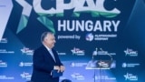 Premijer Viktor Orban prvog dana dvodnevne konferencije Konzervativne političke akcije (CPAC Mađarska) u Millenarisu 25. aprila 2024. 