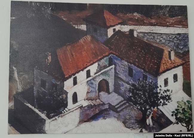 Pikturë e shtëpisë së 85-vjeçarit në Vranaj të Çamërisë.