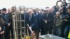 Техничкиот премиер Талат Џафери на поставување на камен - темелник на ООУ &bdquo;Рилиндја&ldquo; во Селце, Тетово