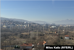 Панорама на Велес, февруари 2023