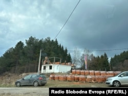Radovi na gradilištu kod regionalnog puta Srebrenica-Skelani, 6. mart 2024.