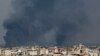 Дым над городом Газа, 10 октября 2023 года