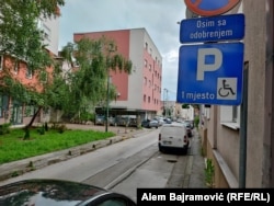 Parking mjesto za osobe sa invaliditetom u Sarajevu, 14 Juni 2023