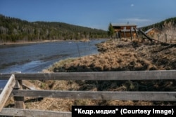 A Kolba folyó, Novavasziljevka falunál