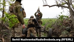 Робота українських мінометників на фронті. Бахмутський напрямок, Донецька область, 31 травня 2023 року