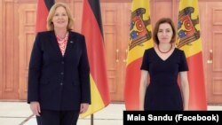  Întrevederea, la Chișinău, a președintei Bundestagului Republicii Federale Germania, Bärbel Bas cu președinta R. Moldova, Maia Sandu, 12 iulie 2023