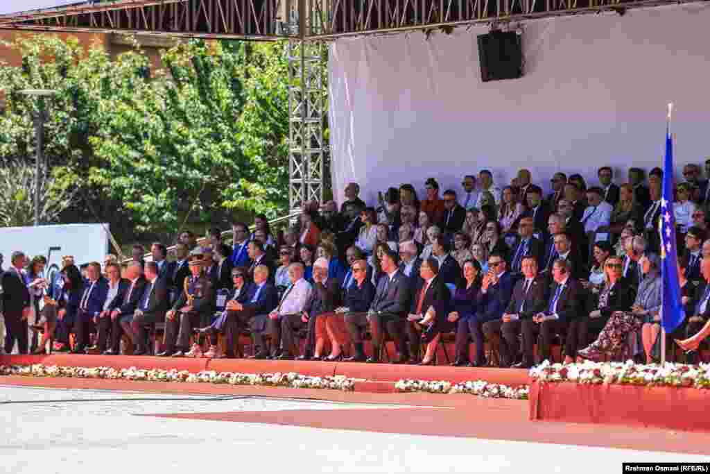 Në ceremoni morën pjesë edhe personalitet të ndryshme përfshirë ish-presidentin kroat Stipe Mesiq.