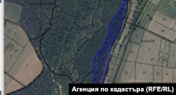 Тази гора край село Моравка е изсечена, тъй като е 