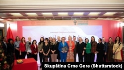 Potpisivanje sporazuma o formiranju Ženskog kluba 28. saziva Skupštine Crne Gore 20. decembra 2023.