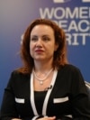 Intervista me Katrina Fotovat, zëvendësdrejtoreshë e Zyrës së Sekretarit amerikan të Shtetit për Çështjet Globale të Grave, Prishtinë, 16 prill 2024.