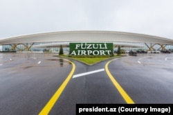 Noul aeroport fotografiat în octombrie 2021.