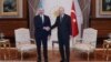 Turkey -- Turkish President Recep Tayyip Erdogan meets his Azerbaijani counterpart Ilham Aliyev in Ankara, February 19, 2024. 