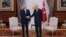 Turkey -- Turkish President Recep Tayyip Erdogan meets his Azerbaijani counterpart Ilham Aliyev in Ankara, February 19, 2024. 