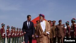 استقبال سلطان هیثم بن طارق، رهبر عمان از بشار اسد