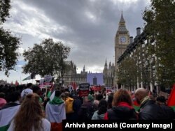 Londra, protest, pro-palestinieni