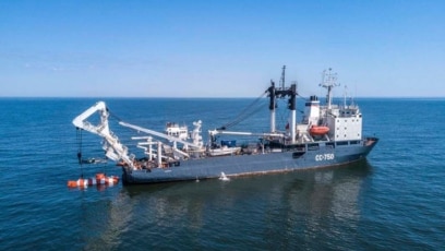 Датски патрулен кораб е засякъл руски военен кораб който е