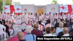 ოლიმპიელების წარდგენა. ცერემონიების სასახლე, თბილისი, 16 ივლისი, 2024.