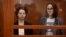 Zhenya Berkovich and Svetlana Petriychuk in the 2nd Western District Court of Moscow. May 20, 2024. Photo: "Mediazona"