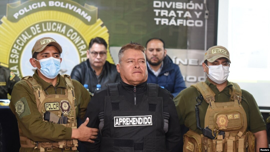 Bolivijski general Huan Jose Zuniga nakon što su ga privele vlasti te zemlje, La Paz, Bolivija, 26. juna 2024.