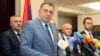 Predsjednik RS Milorad Dodik na konferenciji za novinare nakon sastanka sa predstavnicima institucija i liderima vladajućih partija 20. juna 2023. u Banjaluci
