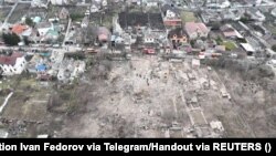 Разрушение из-за удара России в Запорожье, 22 марта 2024 года