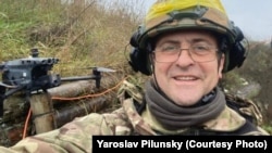 Военнослужащий ВСУ из Крыма Ярослав Пилунский на боевых позициях во время полномасштабного вторжения России в Украину, февраль 2023 года