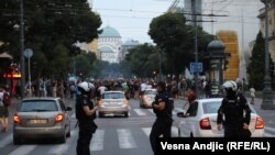 Protest navijača Partizana, Beograd, 31. avgust 2023.