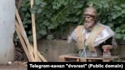 The bust of Ivan the Terrible before its installation