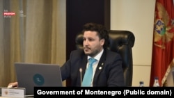 Bivši crnogorski premijer Dritan Abazović sada poslanik opozicionog pokreta URA