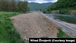 Obaloutvrde na rijeci Drini, na istoku Bosne i Hercegovine, april 2020.