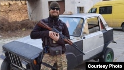 Czech soldier Filip Siman took part in the cleanup of Irpen and Bucha after the retreat of Russian forces in April 2022.