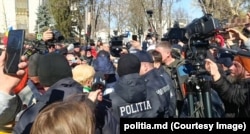 Акция протеста оппозиции в Кишинёве, 12 марта 2023 года