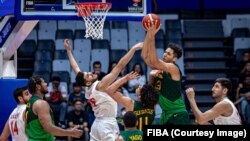 بازی تیم ملی بسکتبال ایران در مصاف با برزیل