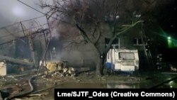 საილუსტრაციო ფოტო. დრონით დარტყმის შედეგები ოდესის ერთ-ერთ რაიონში