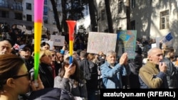 تظاهرات در ارمنستان