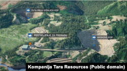  Animacije budućeg izgleda rudnika Brskovo u Mojkovcu na sajtu kompanije Tara Resources