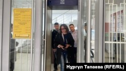 Азаттық тілшісі Сәния Тойкен. Есіл аудандық полициясы, Астана қаласы. 25 қыркүйек, 2023 жыл