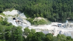 Izgradnja tunela Hranjen kojim bi se cestovno spojilo Sarajevo i Goražde, juli 2023.