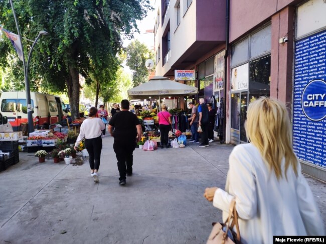 Pamje nga Mitrovica e Veriut më 26 shtator 2023.