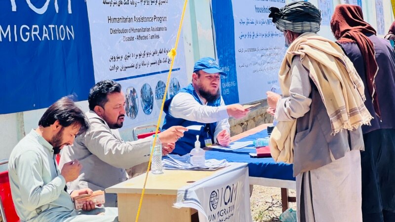 سازمان بین المللی مهاجرت به افراد آسیب پذیر درافغانستان مشوره های صحی فراهم میکند