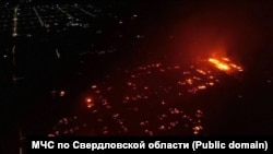 Пожар в Сосьве, Свердловская область