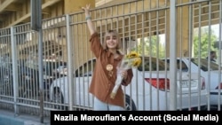 Journalist Nazila Maroufian was released on bail from prison.