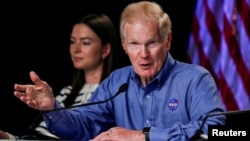 NASA-in administrator Bill Nelson na tiskovnoj konferenciji u Svemirskom centru Kennedy u Cape Canaveralu, Florida, SAD, 8. kolovoza 2023.