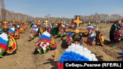 Могили російських військових у Новосибірську, фото ілюстративне