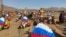 Могилы погибших на войне с Украиной на одном из кладбищ Новосибирска 