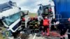 Romania accident rutier 2 TIR uri