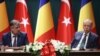 Declarații comune la Ankara ale premierului român Marcel Ciolacu cu președintele turc Recep Tayyip Erdoğan.