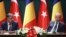 Declarații comune la Ankara ale premierului român Marcel Ciolacu cu președintele turc Recep Tayyip Erdoğan.