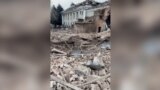 Missile Strike Leaves Destruction In Ukrainian Town